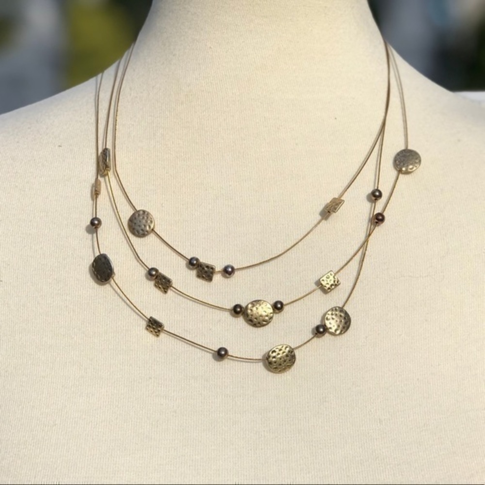 Three tier necklace